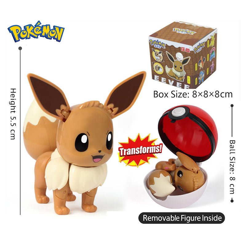 PokéMorpher™ – Transforming Pokémon Ball Figurine