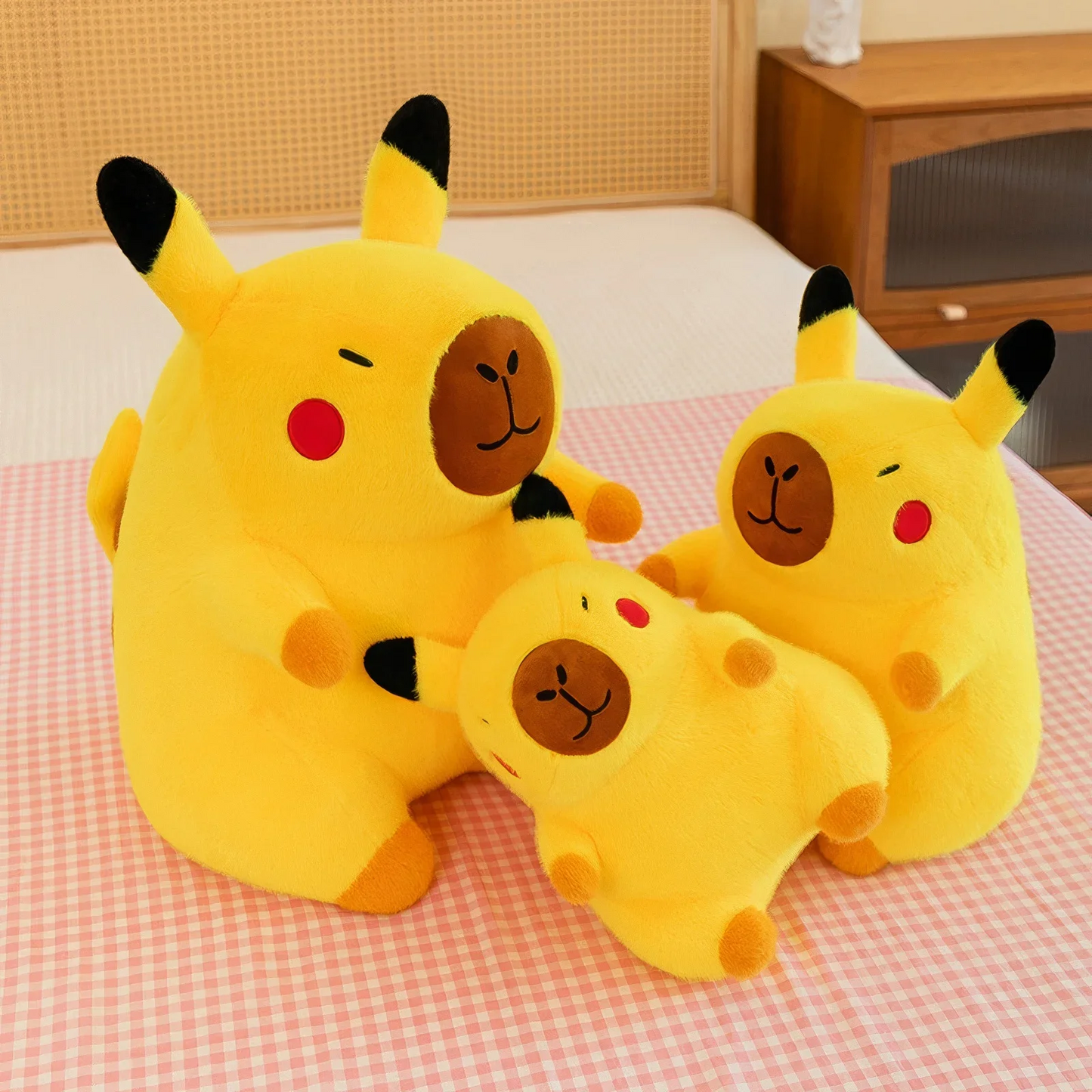 Capychu™ – Adorable Pikachu-Capybara Plush