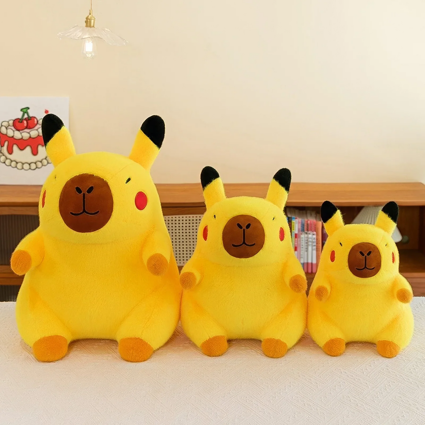 Capychu™ – Adorable Pikachu-Capybara Plush
