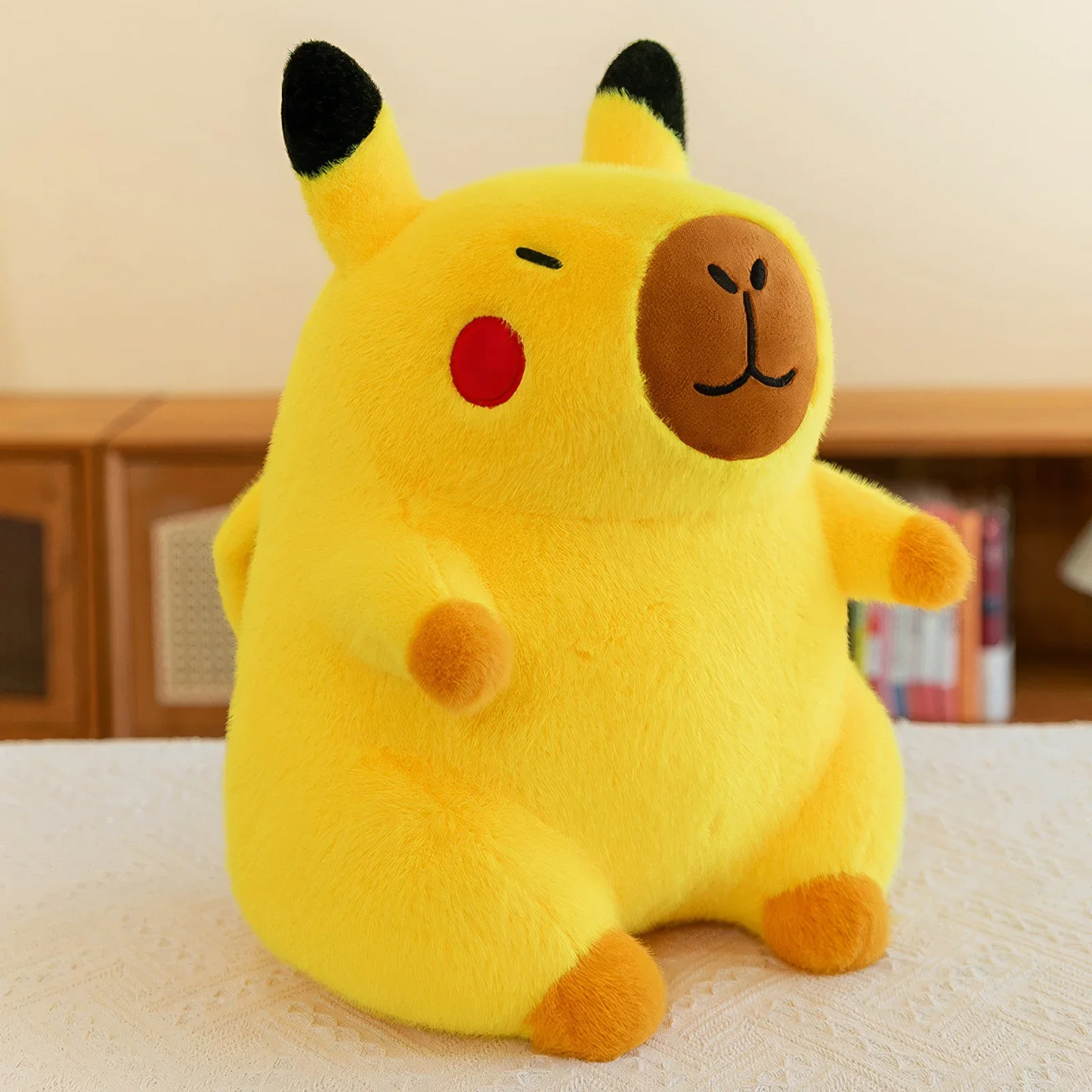 Capychu™ – Adorable Pikachu-Capybara Plush